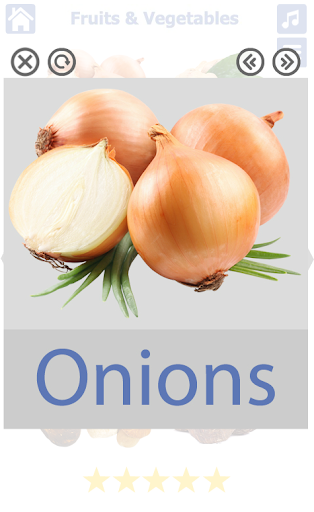 Fruits and Vegetables - Image screenshot of android app
