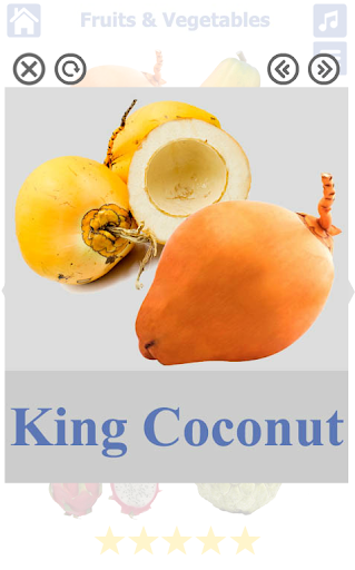 Fruits and Vegetables - Image screenshot of android app