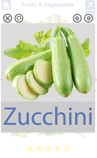 Fruits and Vegetables - Image screenshot of android app