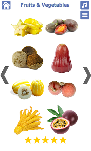 Fruits and Vegetables - Image screenshot of android app