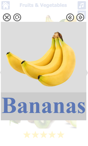 Fruits and Vegetables - Image screenshot of android app