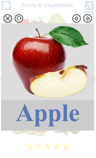 Fruits and Vegetables - Image screenshot of android app