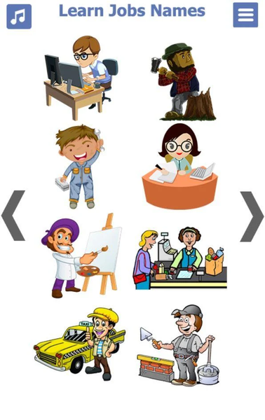 Jobs in English Job Kinds List - Image screenshot of android app