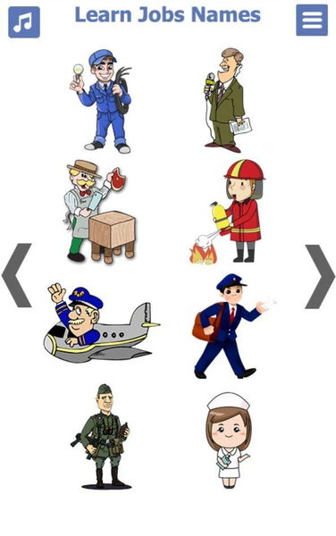 Jobs in English Job Kinds List - Image screenshot of android app