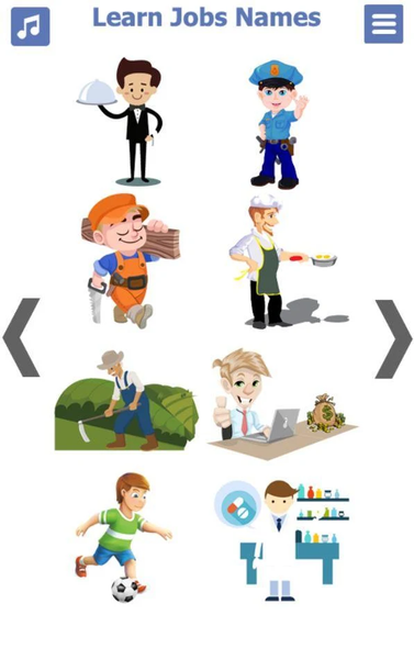 Jobs in English Job Kinds List - Image screenshot of android app