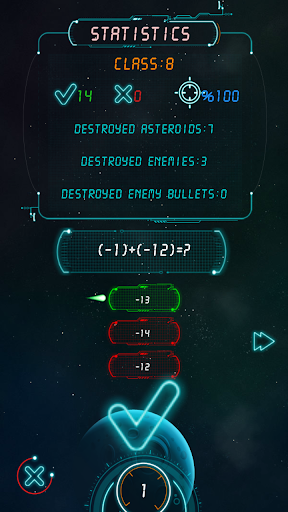 The Math Space Hero - عکس بازی موبایلی اندروید