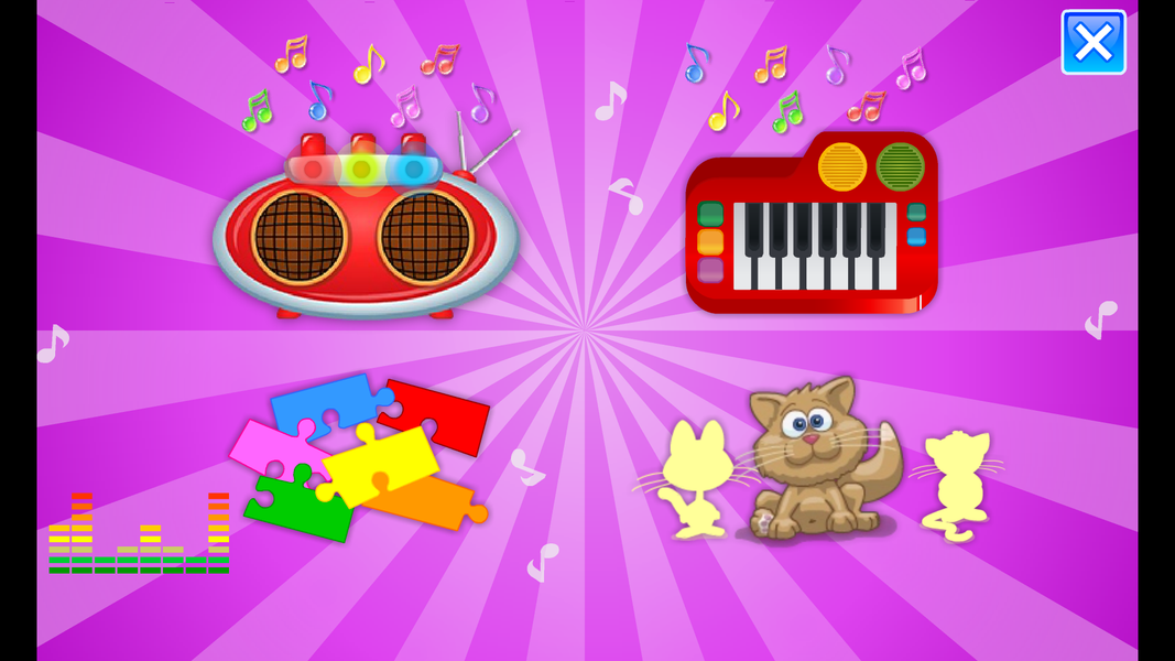 Funny Animals Piano - Gameplay image of android game