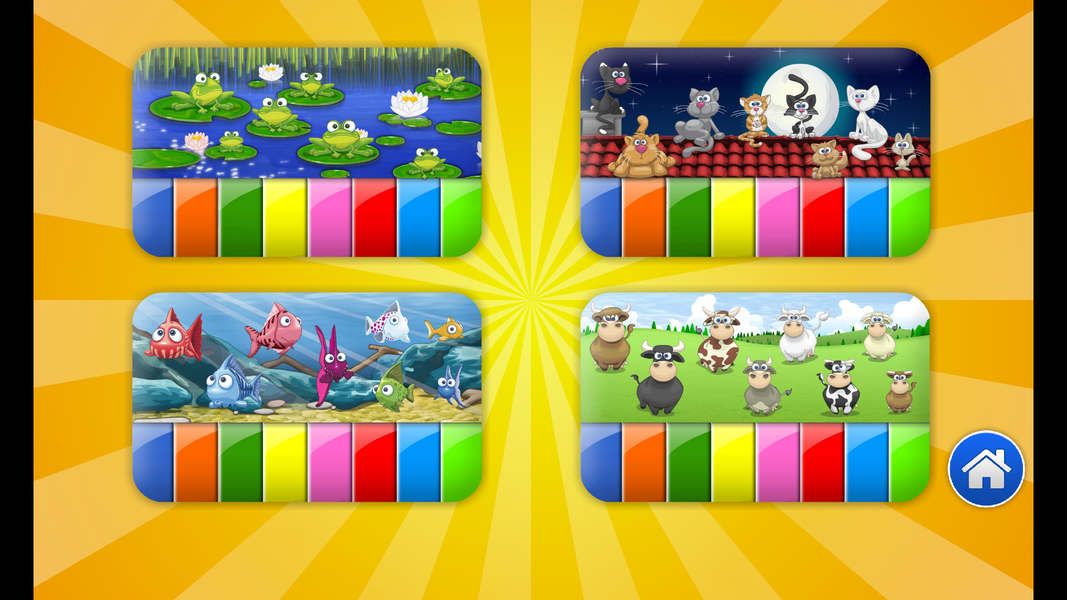 Funny Animals Piano - Gameplay image of android game