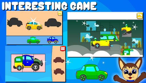 Puppy Kids Cars Puzzles - Paw Little Bee - عکس برنامه موبایلی اندروید