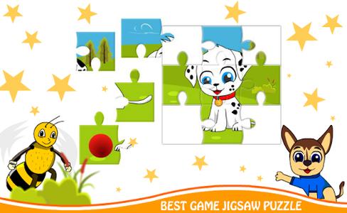 Puppy Jigsaw Puzzle Paw Bee - عکس بازی موبایلی اندروید