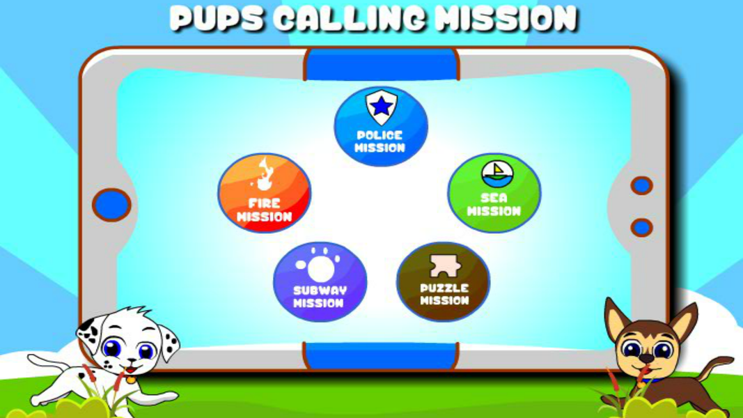 Pups Rider Call Phone Mission - عکس بازی موبایلی اندروید