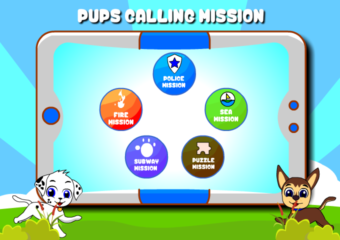 Pups Rider Call Phone Mission - عکس بازی موبایلی اندروید