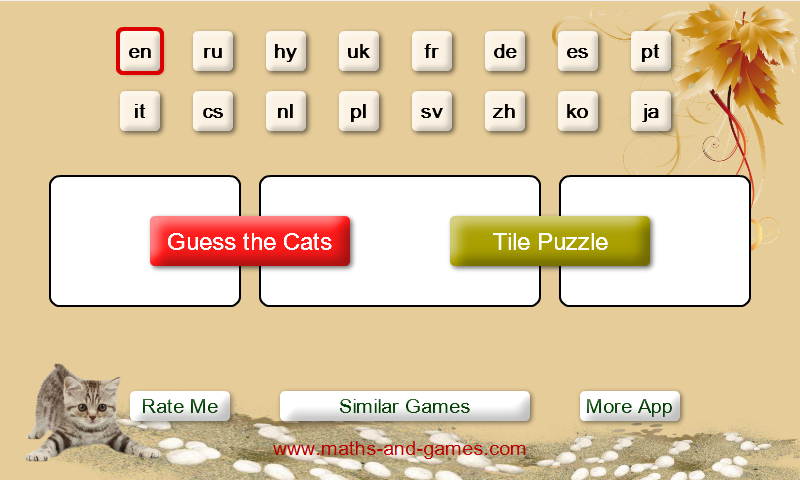 Guess the Cat: Tile Puzzle - عکس بازی موبایلی اندروید