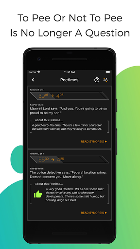 RunPee: Movie Bathroom Breaks - عکس برنامه موبایلی اندروید