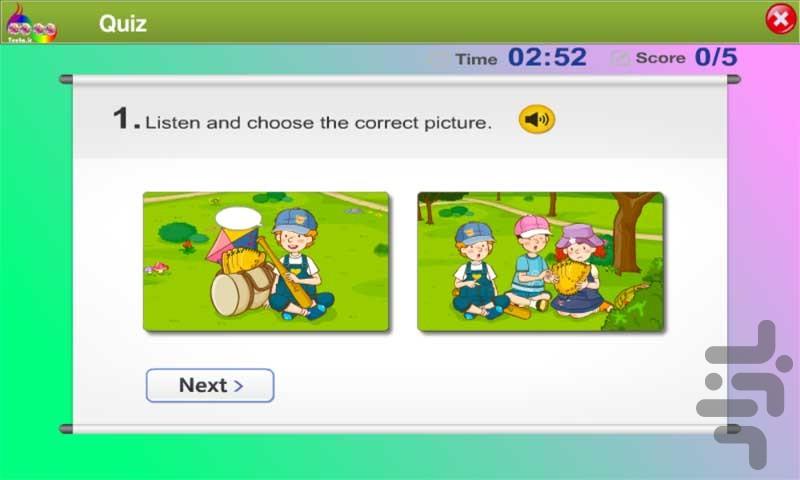 انگلیسی کودکان-کلاس خانم کِلی-دمو - Image screenshot of android app