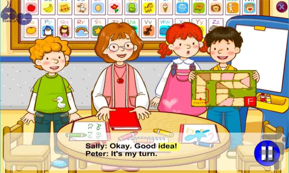 انگلیسی کودکان-کلاس خانم کِلی-دمو - Image screenshot of android app