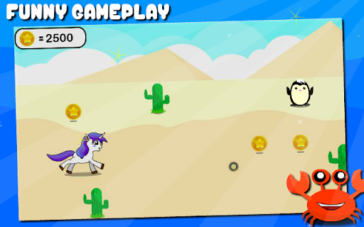 Unicorn Pony Runner Games Kids - عکس برنامه موبایلی اندروید