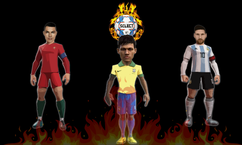 Soccer juggle: Ronaldo, Messi - عکس بازی موبایلی اندروید