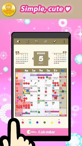 2025 Cawaii Calendar - Image screenshot of android app