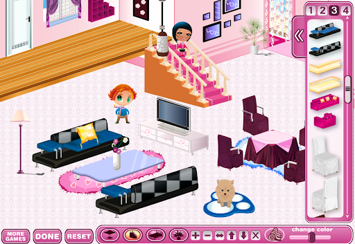 Girl Doll House - Room Design - Gameplay image of android game
