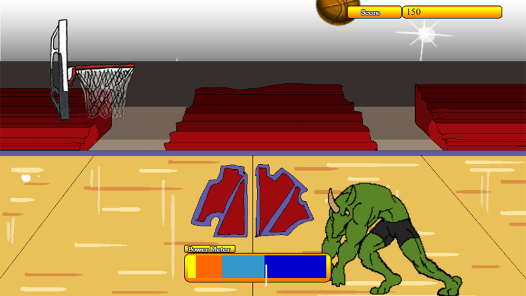 Basketball Hoop Monster Hugo - عکس بازی موبایلی اندروید