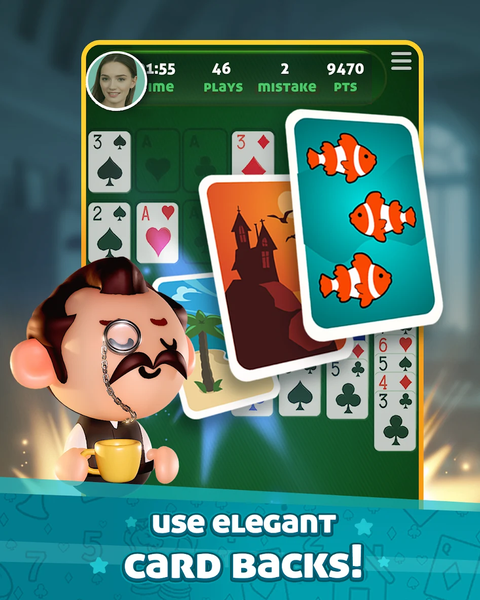 Solitaire GameVelvet: Klondike - عکس بازی موبایلی اندروید