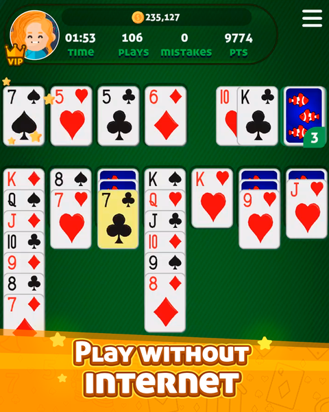 Solitaire GameVelvet: Klondike - عکس بازی موبایلی اندروید