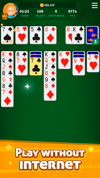 Solitaire GameVelvet: Klondike - عکس بازی موبایلی اندروید