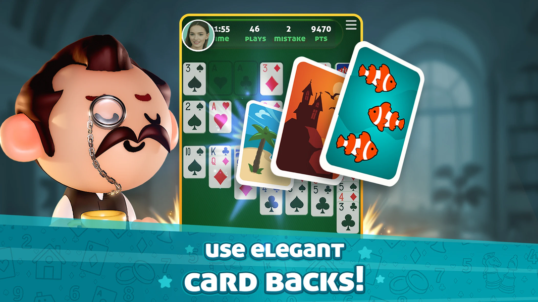 Solitaire GameVelvet: Klondike - عکس بازی موبایلی اندروید