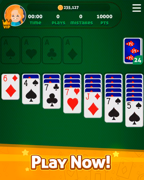 Solitaire GameVelvet: Klondike - عکس بازی موبایلی اندروید