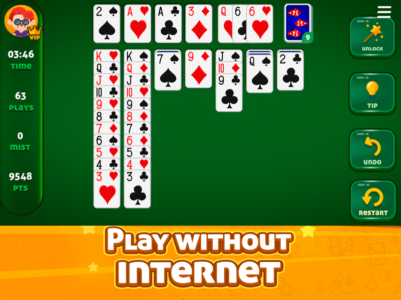Solitaire GameVelvet: Klondike - عکس بازی موبایلی اندروید