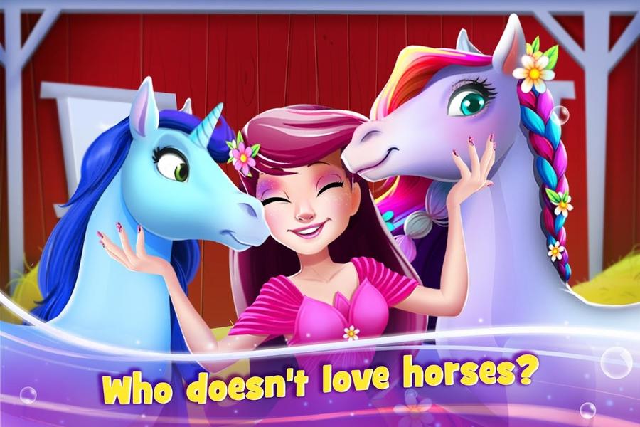 Tooth Fairy Horse – مراقبت از اسب‌های مزرعه - Gameplay image of android game