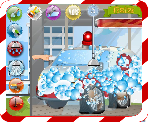 Car Wash Games -Ambulance Wash - Gameplay image of android game