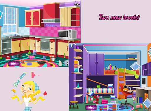 Big house clean Up decoration - عکس بازی موبایلی اندروید