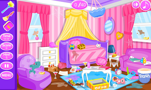 Princess room cleanup - Gameplay image of android game