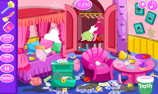 Princess room cleanup - عکس بازی موبایلی اندروید