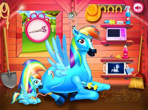 Princess rainbow Pony game - عکس بازی موبایلی اندروید