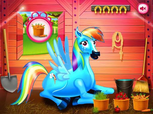 Princess rainbow Pony game - عکس بازی موبایلی اندروید
