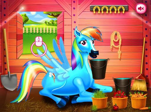 Princess rainbow Pony game - عکس بازی موبایلی اندروید
