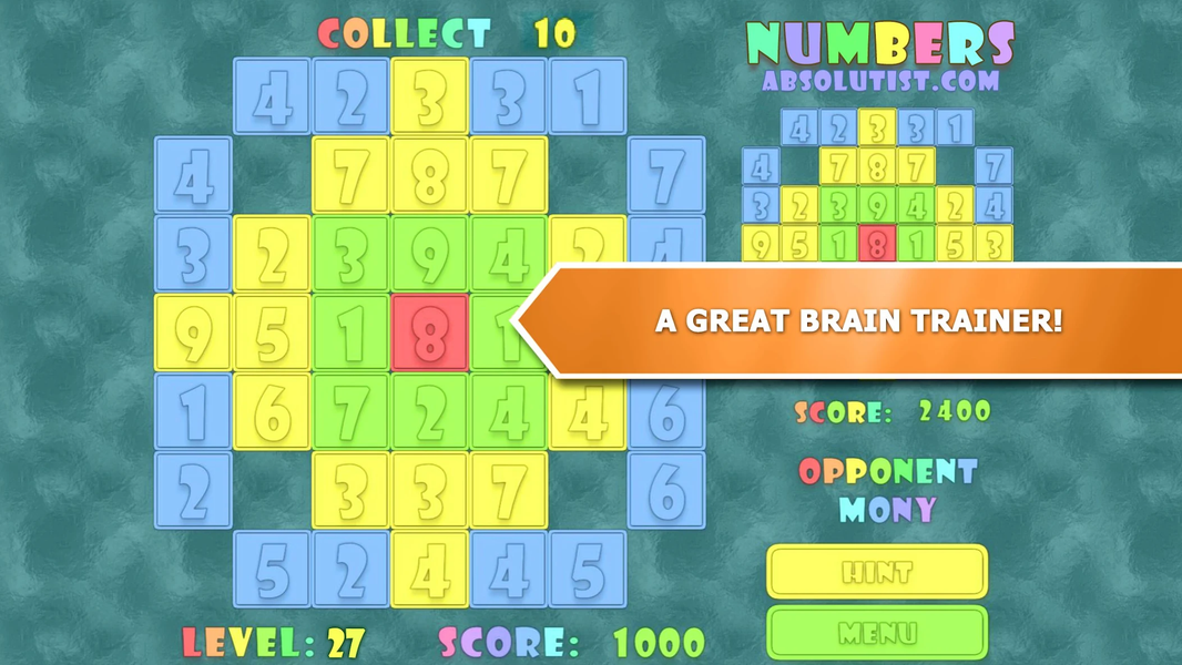 Numbers Logic Puzzle Game - Gameplay image of android game