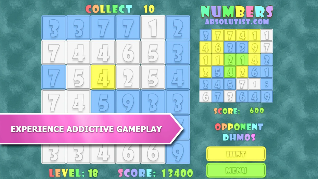 Numbers Logic Puzzle Game - Gameplay image of android game