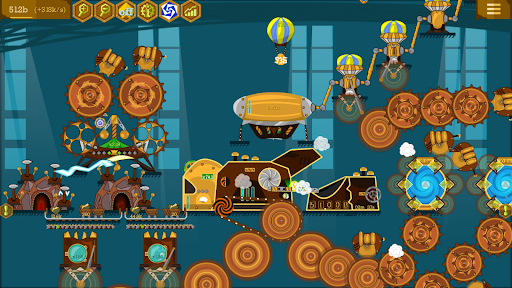Steampunk Idle Gear Spinner - عکس بازی موبایلی اندروید