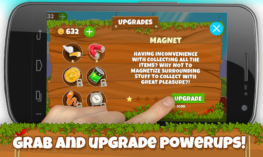 Chicken Fly! - Platform Jumper - Gameplay image of android game