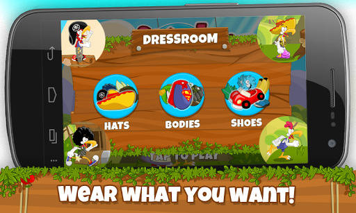 Chicken Fly! - Platform Jumper - Gameplay image of android game