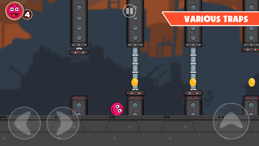 Roller Ball 3: Red Bounce Ball Love Adventure - عکس بازی موبایلی اندروید