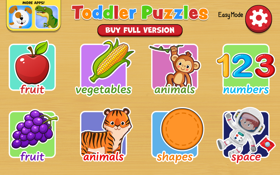 Toddler Puzzles Lite ۲-۵ years - عکس بازی موبایلی اندروید