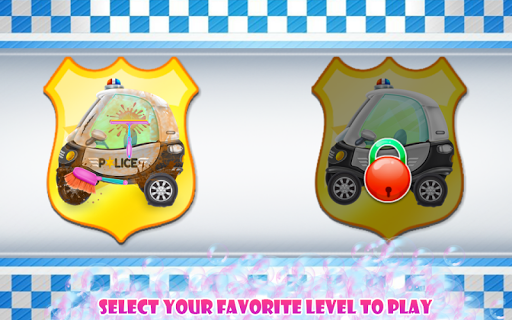 Baby Police Car Wash - Image screenshot of android app