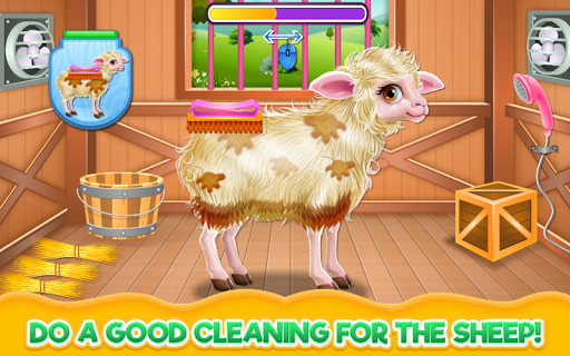 Sheep Care: Animal Care Games - Gameplay image of android game