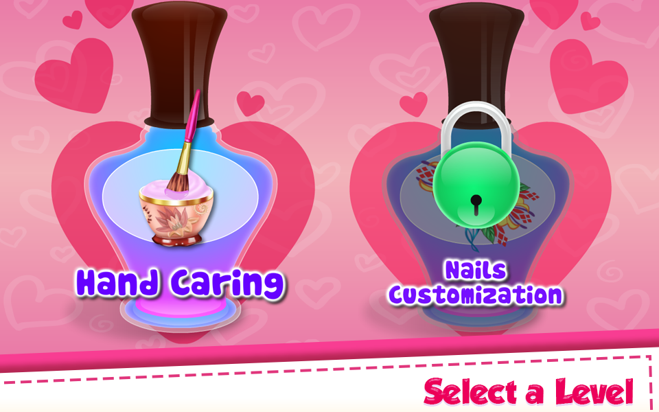 Princess Nail Caring - Gameplay image of android game