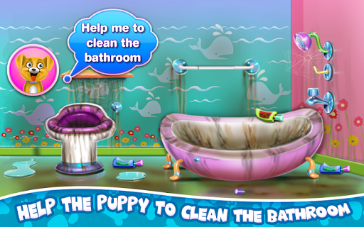 Puppy Home House Cleaning - Image screenshot of android app